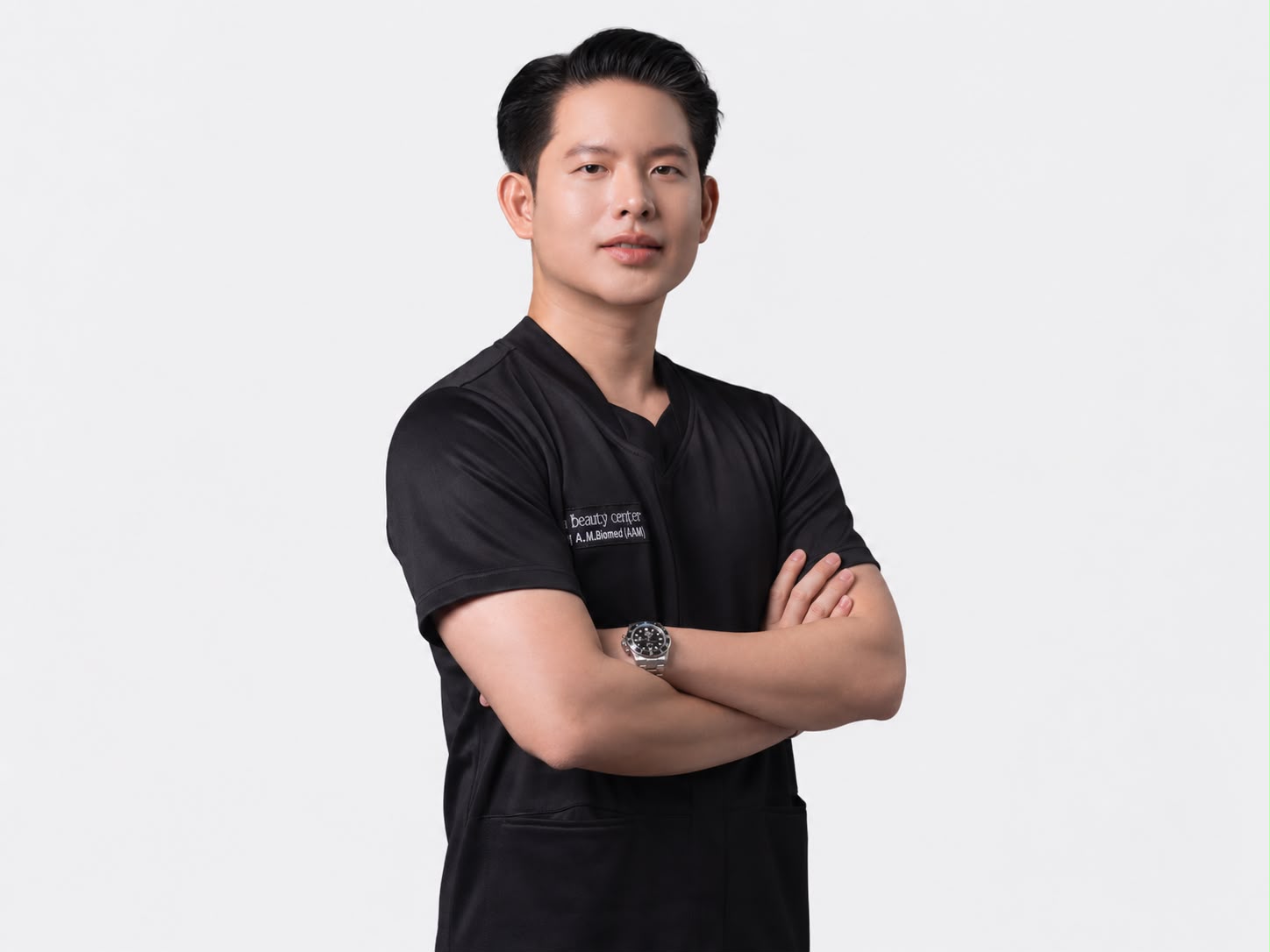 dr Rudy adiputra scrub hitam